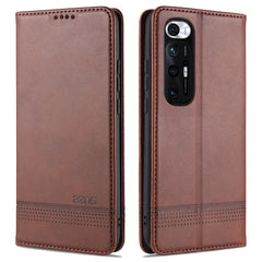 AZNS Magnetic Calf Texture Horizontal Flip Leather Case with Card Slots & Holder & Wallet, For Xiaomi Redmi Note 10 Pro, For Xiaomi Redmi Note 10 Pro Max, For Xiaomi Mi 10S, For vivo X60 Pro