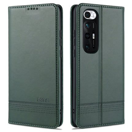 AZNS Magnetic Calf Texture Horizontal Flip Leather Case with Card Slots & Holder & Wallet, For Xiaomi Redmi Note 10 Pro, For Xiaomi Redmi Note 10 Pro Max, For Xiaomi Mi 10S, For vivo X60 Pro