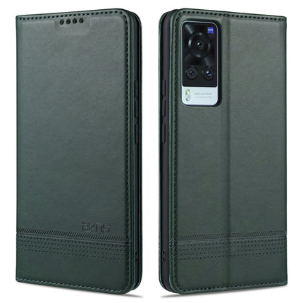 AZNS Magnetic Calf Texture Horizontal Flip Leather Case with Card Slots & Holder & Wallet, For Xiaomi Redmi Note 10 Pro, For Xiaomi Redmi Note 10 Pro Max, For Xiaomi Mi 10S, For vivo X60 Pro