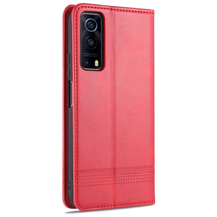 AZNS Magnetic Calf Texture Horizontal Flip Leather Case with Card Slots & Holder & Wallet, For vivo Y72 5G, For vivo iQOO Z3