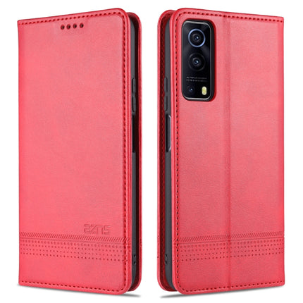 AZNS Magnetic Calf Texture Horizontal Flip Leather Case with Card Slots & Holder & Wallet, For vivo Y72 5G, For vivo iQOO Z3