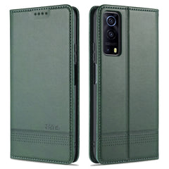AZNS Magnetic Calf Texture Horizontal Flip Leather Case with Card Slots & Holder & Wallet, For vivo Y72 5G, For vivo iQOO Z3