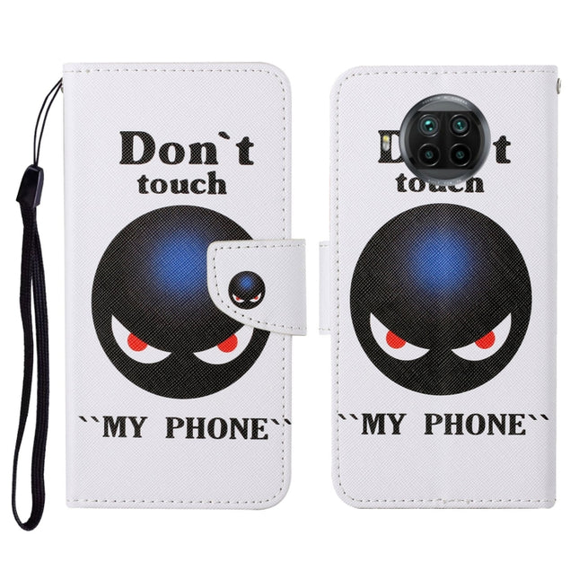 Colored Drawing Pattern Horizontal Flip Leather Case with Holder & Card Slots & Wallet & Lanyard, For Xiaomi Mi 10T Lite
