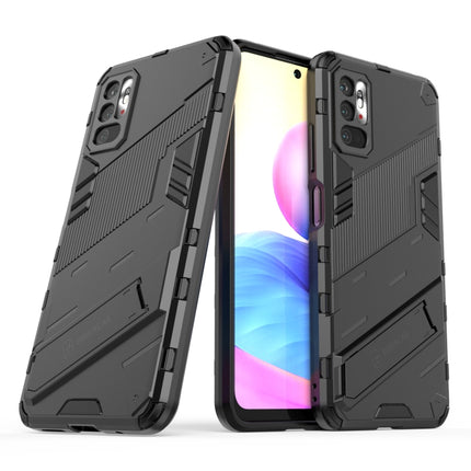 Punk Armor 2 in 1 PC + TPU Shockproof Case with Invisible Holder, For Xiaomi Redmi Note 10 5G, For Xiaomi Redmi Note 10 Pro, For Xiaomi Mi 11 Ultra