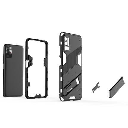 Punk Armor 2 in 1 PC + TPU Shockproof Case with Invisible Holder, For Xiaomi Redmi Note 10 5G, For Xiaomi Redmi Note 10 Pro, For Xiaomi Mi 11 Ultra