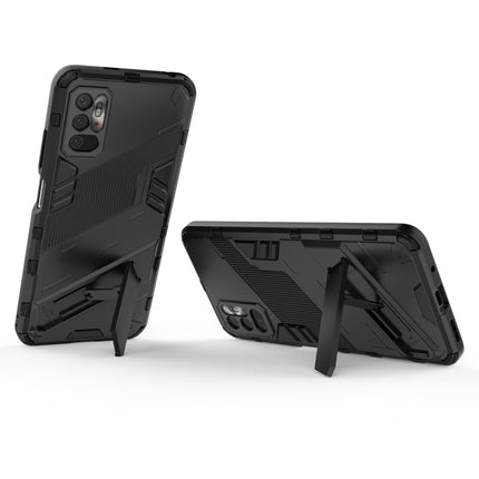 Punk Armor 2 in 1 PC + TPU Shockproof Case with Invisible Holder, For Xiaomi Redmi Note 10 5G, For Xiaomi Redmi Note 10 Pro, For Xiaomi Mi 11 Ultra