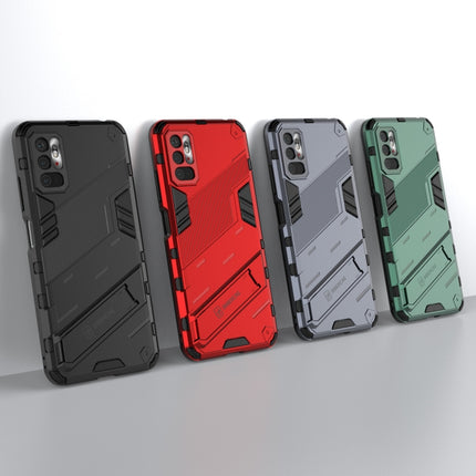 Punk Armor 2 in 1 PC + TPU Shockproof Case with Invisible Holder, For Xiaomi Redmi Note 10 5G, For Xiaomi Redmi Note 10 Pro, For Xiaomi Mi 11 Ultra