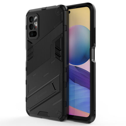 Punk Armor 2 in 1 PC + TPU Shockproof Case with Invisible Holder, For Xiaomi Redmi Note 10 5G, For Xiaomi Redmi Note 10 Pro, For Xiaomi Mi 11 Ultra