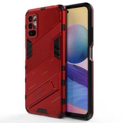 Punk Armor 2 in 1 PC + TPU Shockproof Case with Invisible Holder, For Xiaomi Redmi Note 10 5G, For Xiaomi Redmi Note 10 Pro, For Xiaomi Mi 11 Ultra