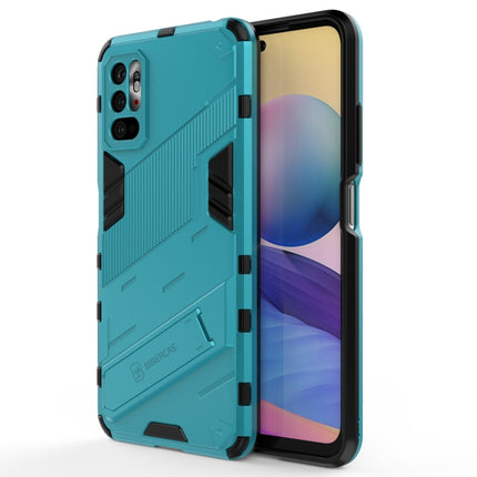 Punk Armor 2 in 1 PC + TPU Shockproof Case with Invisible Holder, For Xiaomi Redmi Note 10 5G, For Xiaomi Redmi Note 10 Pro, For Xiaomi Mi 11 Ultra