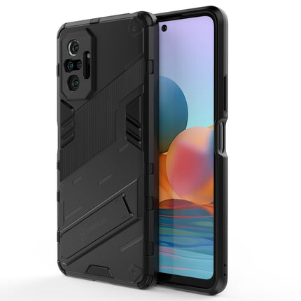 Punk Armor 2 in 1 PC + TPU Shockproof Case with Invisible Holder, For Xiaomi Redmi Note 10 5G, For Xiaomi Redmi Note 10 Pro, For Xiaomi Mi 11 Ultra