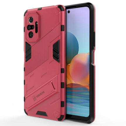 Punk Armor 2 in 1 PC + TPU Shockproof Case with Invisible Holder, For Xiaomi Redmi Note 10 5G, For Xiaomi Redmi Note 10 Pro, For Xiaomi Mi 11 Ultra