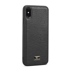 Fierre Shann Leather Texture Phone Back Cover Case, For iPhone SE 2022 / SE 2020 / 8 / 7, For iPhone 8 Plus / 7 Plus, For iPhone XS / X, For iPhone XR, For iPhone XS Max, For iPhone 11, For iPhone 11 Pro, For iPhone 11 Pro Max