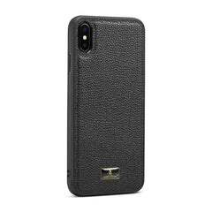 Fierre Shann Leather Texture Phone Back Cover Case, For iPhone SE 2022 / SE 2020 / 8 / 7, For iPhone 8 Plus / 7 Plus, For iPhone XS / X, For iPhone XR, For iPhone XS Max, For iPhone 11, For iPhone 11 Pro, For iPhone 11 Pro Max