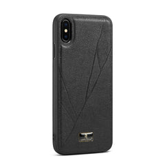 Fierre Shann Leather Texture Phone Back Cover Case, For iPhone SE 2022 / SE 2020 / 8 / 7, For iPhone 8 Plus / 7 Plus, For iPhone XS / X, For iPhone XR, For iPhone XS Max, For iPhone 11, For iPhone 11 Pro, For iPhone 11 Pro Max