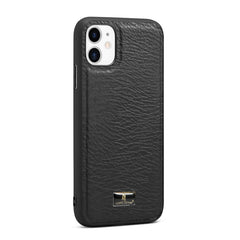 Fierre Shann Leather Texture Phone Back Cover Case, For iPhone SE 2022 / SE 2020 / 8 / 7, For iPhone 8 Plus / 7 Plus, For iPhone XS / X, For iPhone XR, For iPhone XS Max, For iPhone 11, For iPhone 11 Pro, For iPhone 11 Pro Max