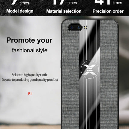 XINLI Stitching Cloth Textue Shockproof TPU Protective Case, For OPPO A3, For OPPO A5, For OPPO A7, For OPPO A7X / F9