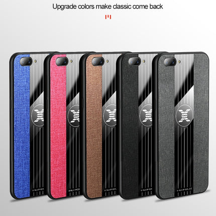 XINLI Stitching Cloth Textue Shockproof TPU Protective Case, For OPPO A3, For OPPO A5, For OPPO A7, For OPPO A7X / F9