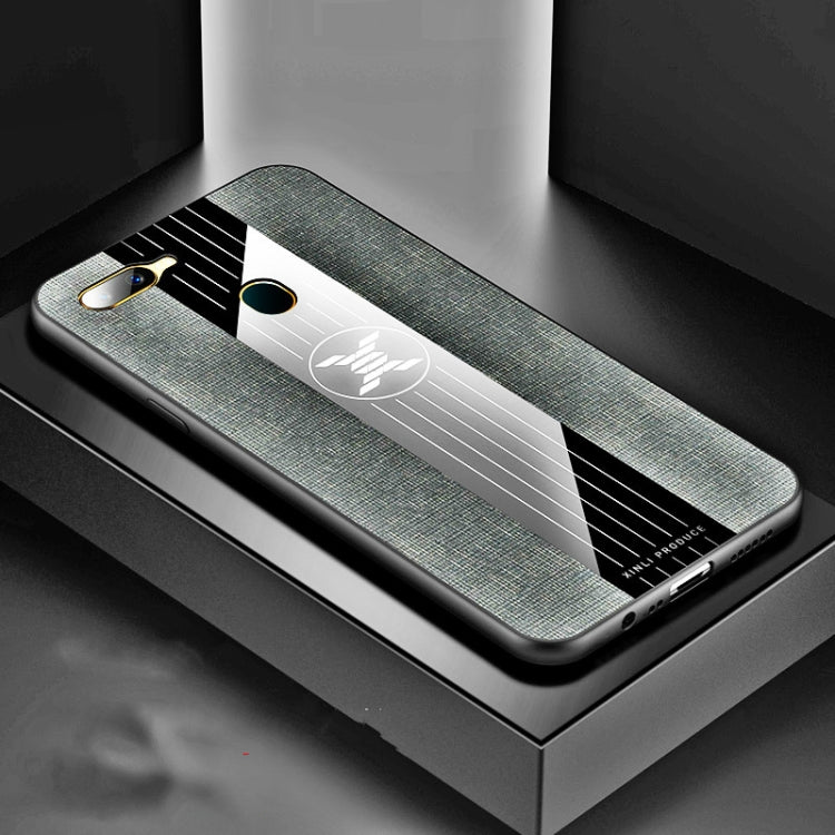XINLI Stitching Cloth Textue Shockproof TPU Protective Case, For OPPO A3, For OPPO A5, For OPPO A7, For OPPO A7X / F9