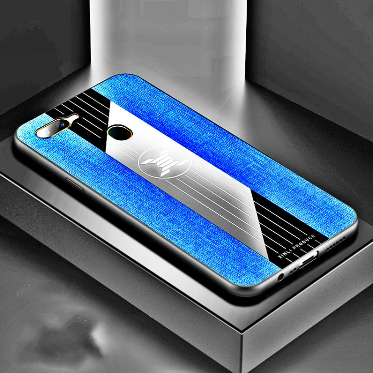 XINLI Stitching Cloth Textue Shockproof TPU Protective Case, For OPPO A3, For OPPO A5, For OPPO A7, For OPPO A7X / F9
