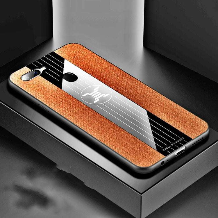 XINLI Stitching Cloth Textue Shockproof TPU Protective Case, For OPPO A3, For OPPO A5, For OPPO A7, For OPPO A7X / F9
