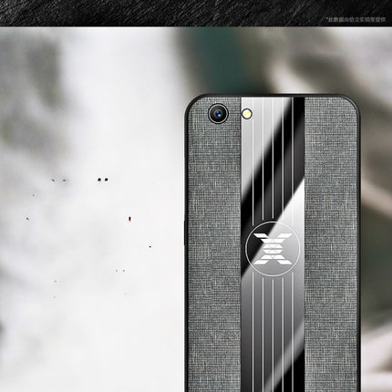 XINLI Stitching Cloth Textue Shockproof TPU Protective Case, For OPPO  A57, For OPPO A59, For OPPO A73, For  OPPO A83