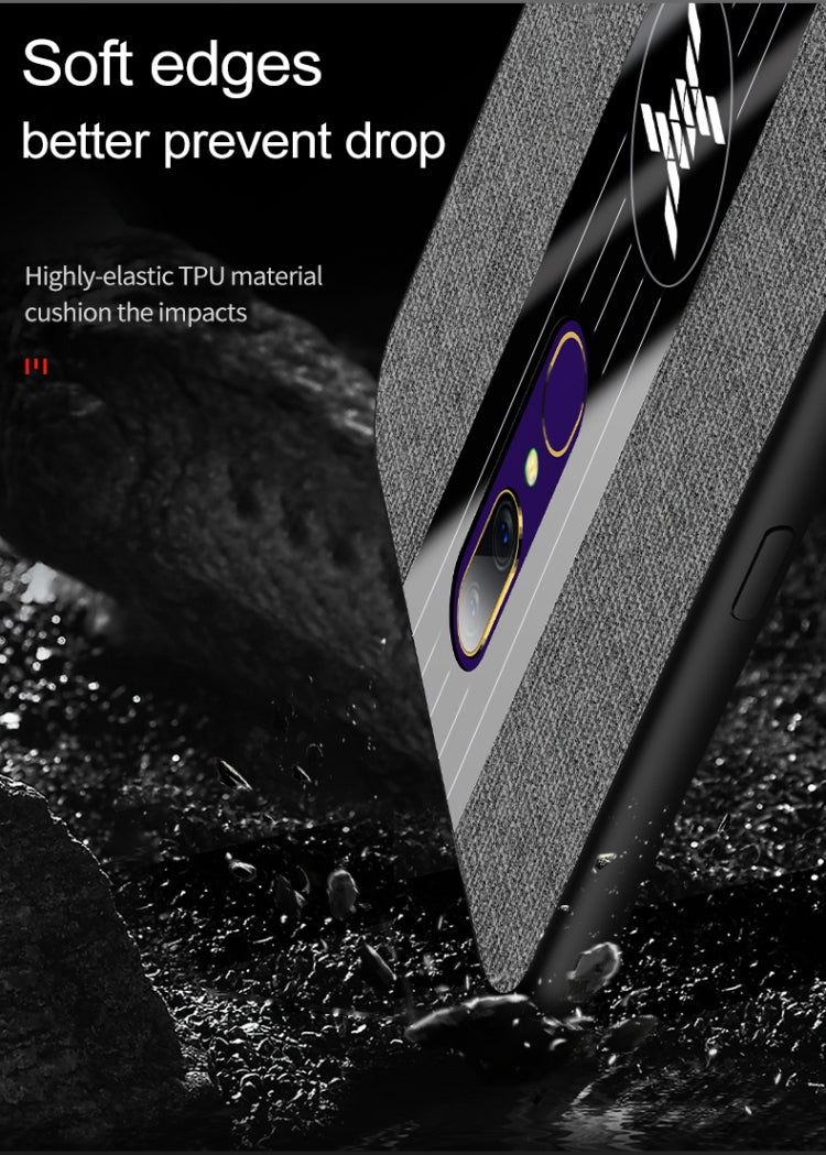 XINLI Stitching Cloth Textue Shockproof TPU Protective Case, For OPPO A9, For OPPO K1 / R15X, For OPPO R17, For OPPO R17 PRO
