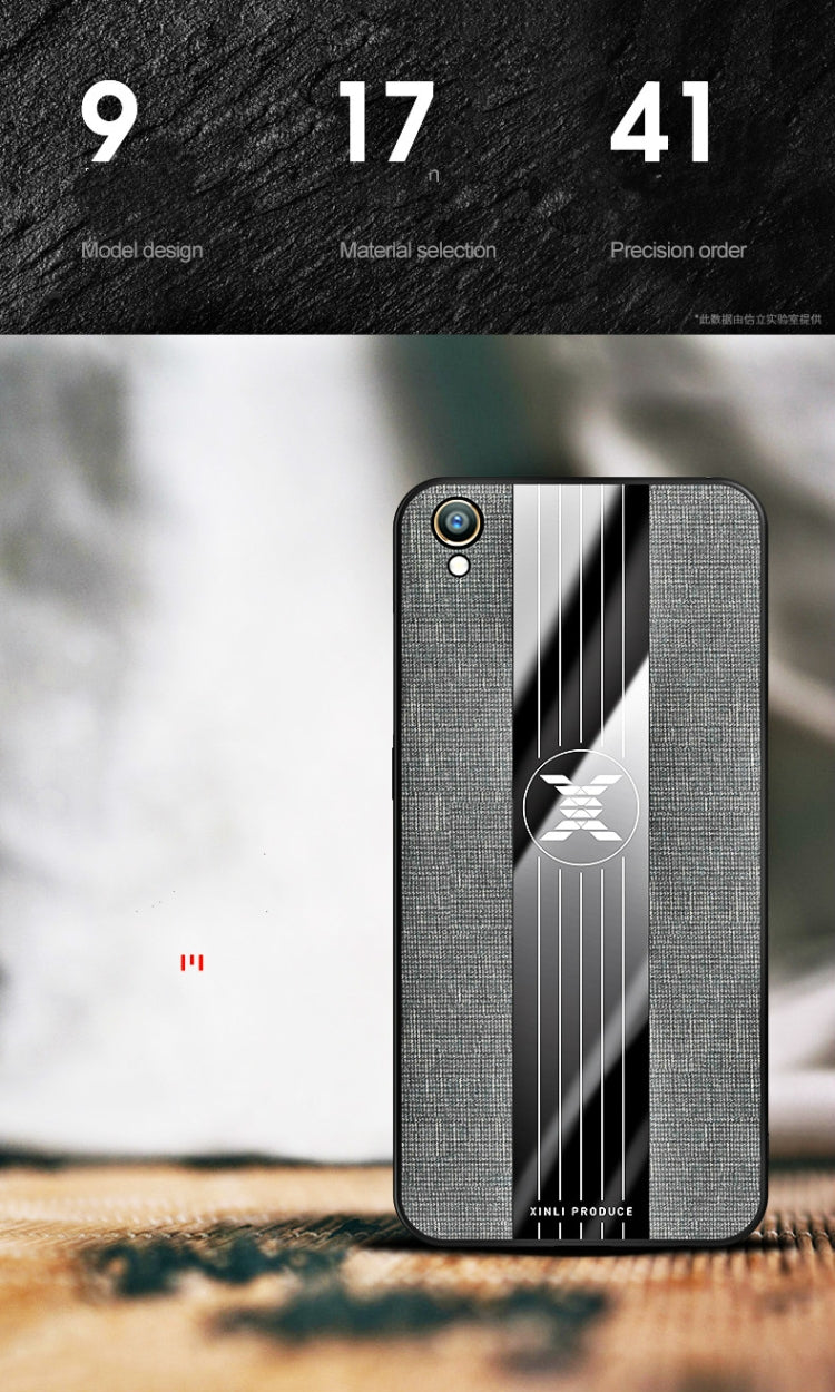 XINLI Stitching Cloth Textue Shockproof TPU Protective Case, For OPPO R9, Ror OPPO R9 Plus, For OPPO R9S, For OPPO R9S Plus