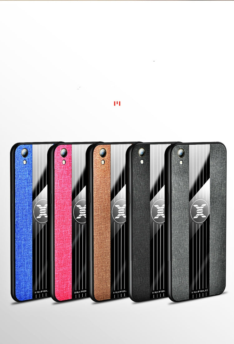 XINLI Stitching Cloth Textue Shockproof TPU Protective Case, For OPPO R9, Ror OPPO R9 Plus, For OPPO R9S, For OPPO R9S Plus