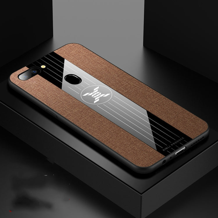 XINLI Stitching Cloth Textue Shockproof TPU Protective Case, For OPPO R11, For OPPO R11 Plus, For OPPO R11S, For OPPO  R11S Plus