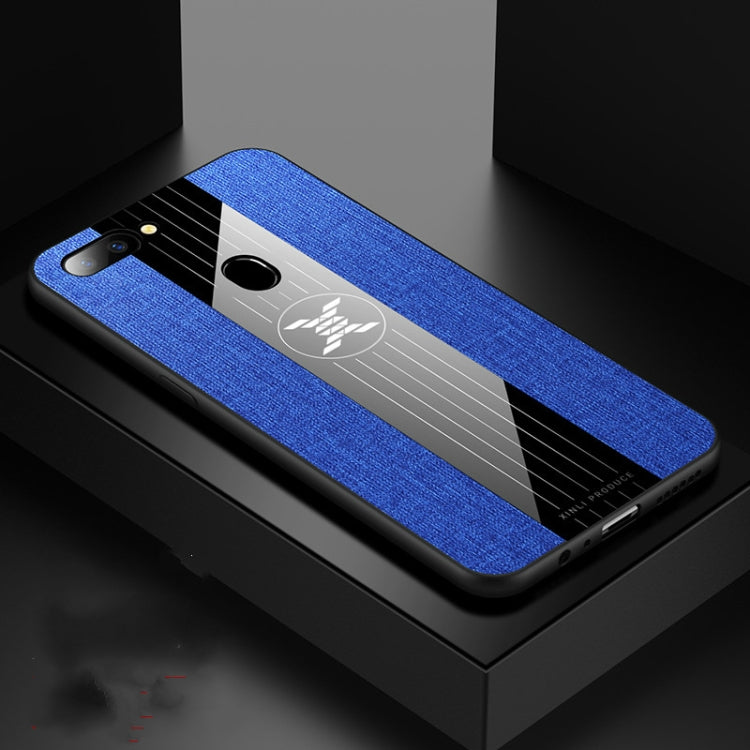 XINLI Stitching Cloth Textue Shockproof TPU Protective Case, For OPPO R11, For OPPO R11 Plus, For OPPO R11S, For OPPO  R11S Plus