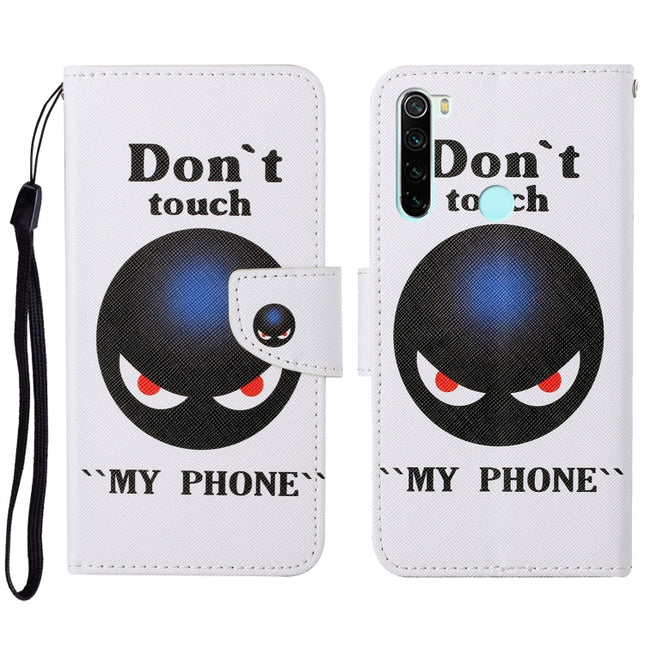 Colored Drawing Pattern Horizontal Flip Leather Case with Holder & Card Slots & Wallet & Lanyard, For Xiaomi Redmi Note 8T