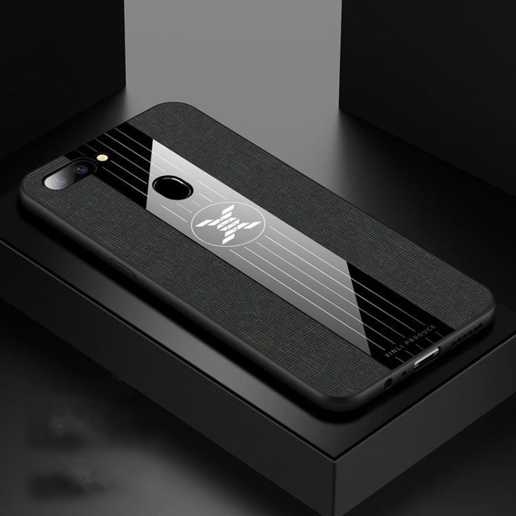 XINLI Stitching Cloth Textue Shockproof TPU Protective Case, For OPPO R11, For OPPO R11 Plus, For OPPO R11S, For OPPO  R11S Plus