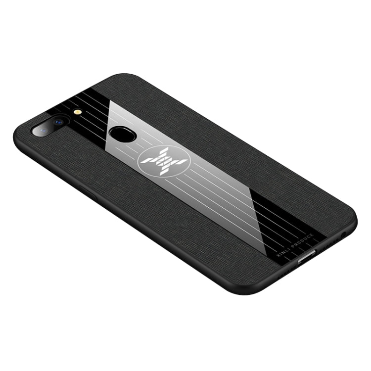 XINLI Stitching Cloth Textue Shockproof TPU Protective Case, For OPPO R15 Standard Edition, For OPPO R15 Dream Mirror Edition, For OPPO Realme Q, For OPPO Realme X / K3