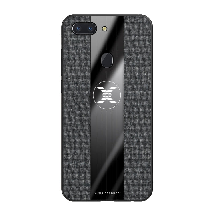 XINLI Stitching Cloth Textue Shockproof TPU Protective Case, For OPPO R15 Standard Edition, For OPPO R15 Dream Mirror Edition, For OPPO Realme Q, For OPPO Realme X / K3