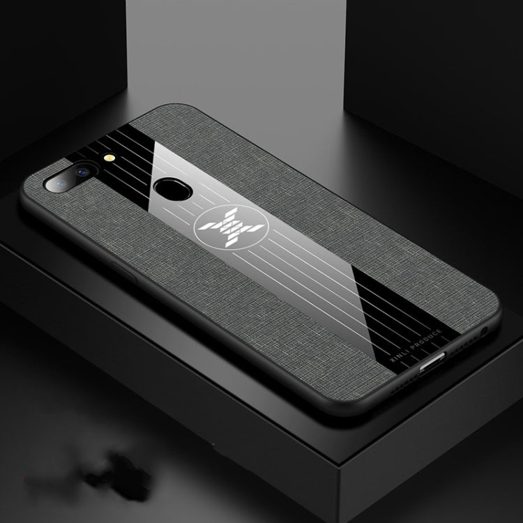 XINLI Stitching Cloth Textue Shockproof TPU Protective Case, For OPPO R15 Standard Edition, For OPPO R15 Dream Mirror Edition, For OPPO Realme Q, For OPPO Realme X / K3