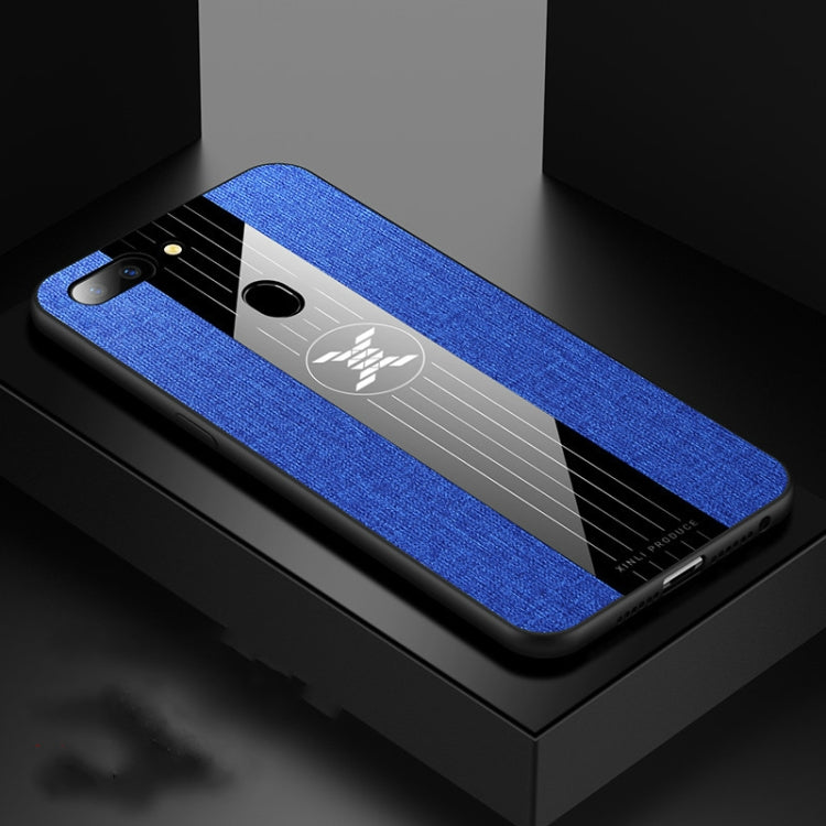 XINLI Stitching Cloth Textue Shockproof TPU Protective Case, For OPPO R15 Standard Edition, For OPPO R15 Dream Mirror Edition, For OPPO Realme Q, For OPPO Realme X / K3