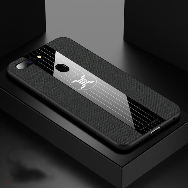 XINLI Stitching Cloth Textue Shockproof TPU Protective Case, For OPPO R15 Standard Edition, For OPPO R15 Dream Mirror Edition, For OPPO Realme Q, For OPPO Realme X / K3