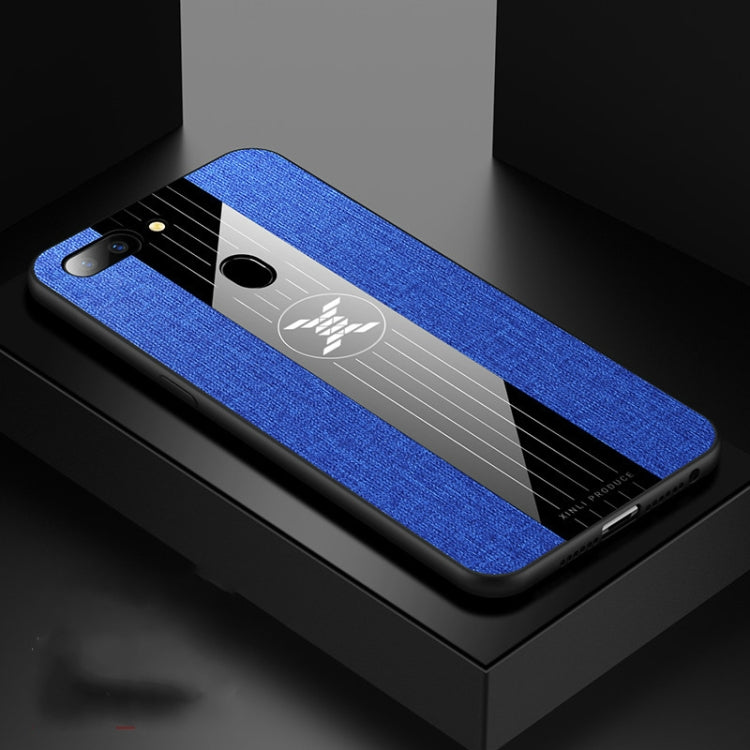 XINLI Stitching Cloth Textue Shockproof TPU Protective Case, For OPPO R15 Standard Edition, For OPPO R15 Dream Mirror Edition, For OPPO Realme Q, For OPPO Realme X / K3