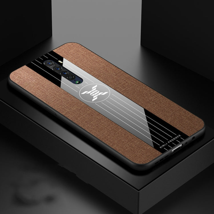 XINLI Stitching Cloth Textue Shockproof TPU Protective Case, For OPPO Realme X Lite, For OPPO Reno, For OPPO RENO 2, For OPPO Reno Z, For OPPO Reno 10x Zoom