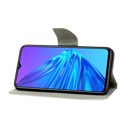 Painted Pattern Horizontal Flip Leathe Case, For OPPO Realme 5