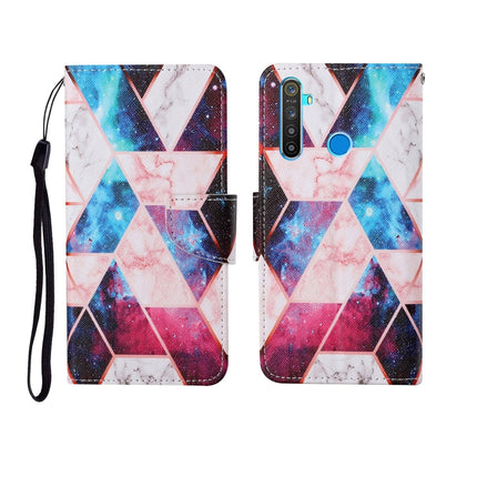Painted Pattern Horizontal Flip Leathe Case, For OPPO Realme 5
