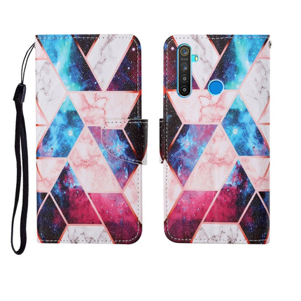 Painted Pattern Horizontal Flip Leathe Case, For OPPO Realme 5 Pro