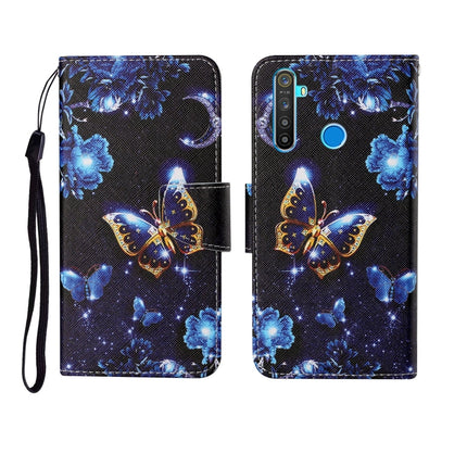 Painted Pattern Horizontal Flip Leathe Case, For OPPO Realme 5 Pro