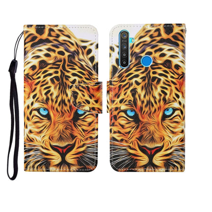 Painted Pattern Horizontal Flip Leathe Case, For OPPO Realme 5 Pro