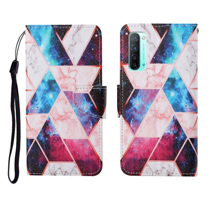 Painted Pattern Horizontal Flip Leathe Case, For OPPO Reno3