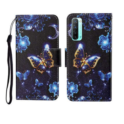 Painted Pattern Horizontal Flip Leathe Case, For OPPO Reno3