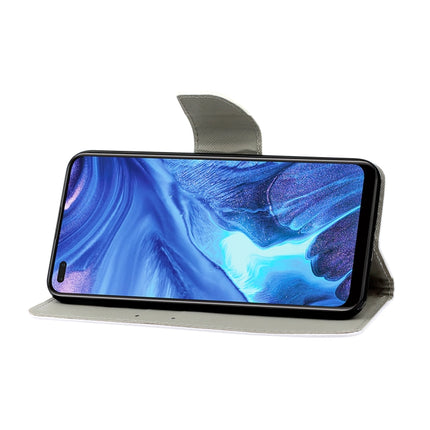 Painted Pattern Horizontal Flip Leathe Case, For OPPO Reno4