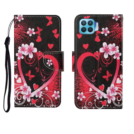Painted Pattern Horizontal Flip Leathe Case, For OPPO Reno4 Lite