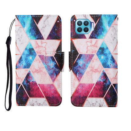 Painted Pattern Horizontal Flip Leathe Case, For OPPO F17 Pro